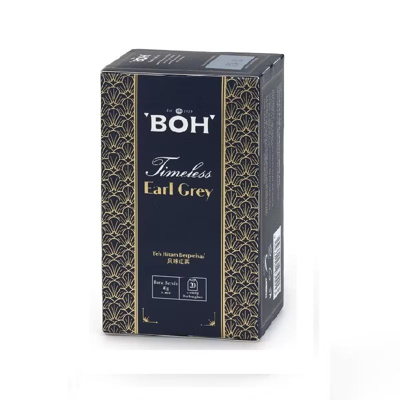 TRÀ ĐEN BÁ TƯỚC BOH 20s - BOH EARL GREY FLAVOURED BLACK TEA 20s