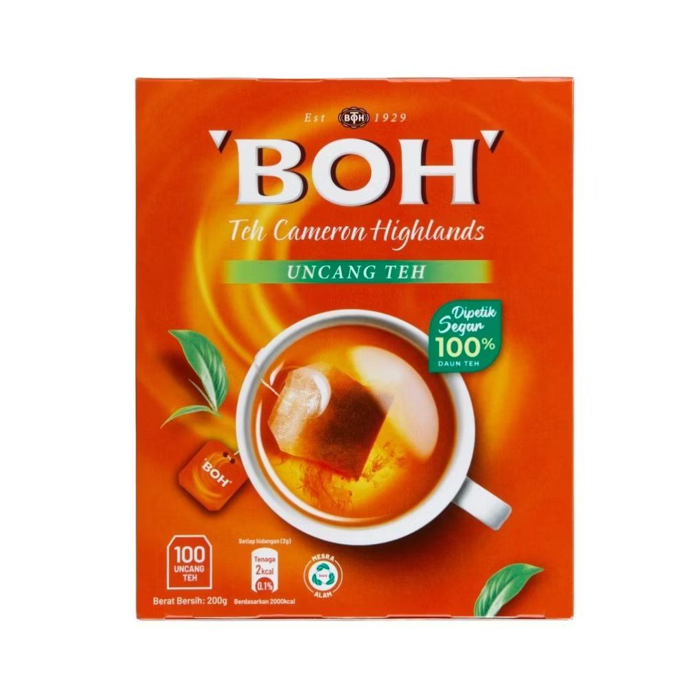 TRÀ CAO NGUYÊN CAMERON HIỆU BOH 100s - BOH CAMERON HIGHLANDS TEA BAG 100s