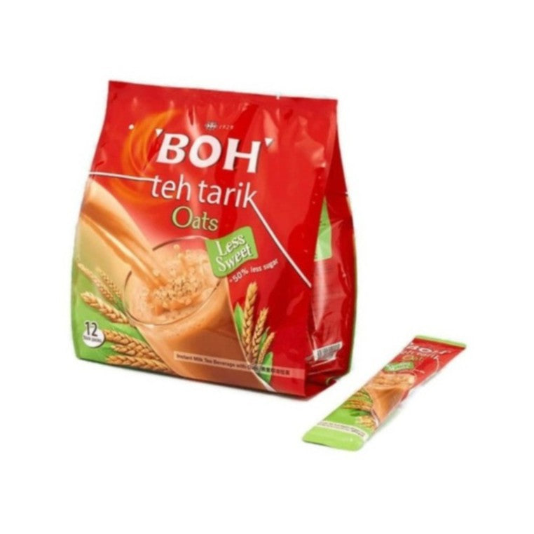 BOH Tea Trà sữa kéo BOH ít đường - Yến mạch (12's)