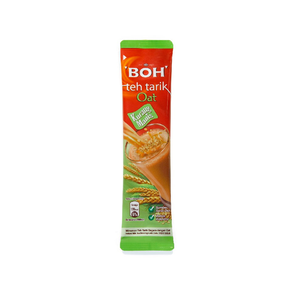 BOH Tea Trà sữa kéo BOH ít đường - Yến mạch (12's)